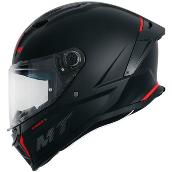 CAPACETE MT STINGER 2 SOLID A1 PRETO FOSCO